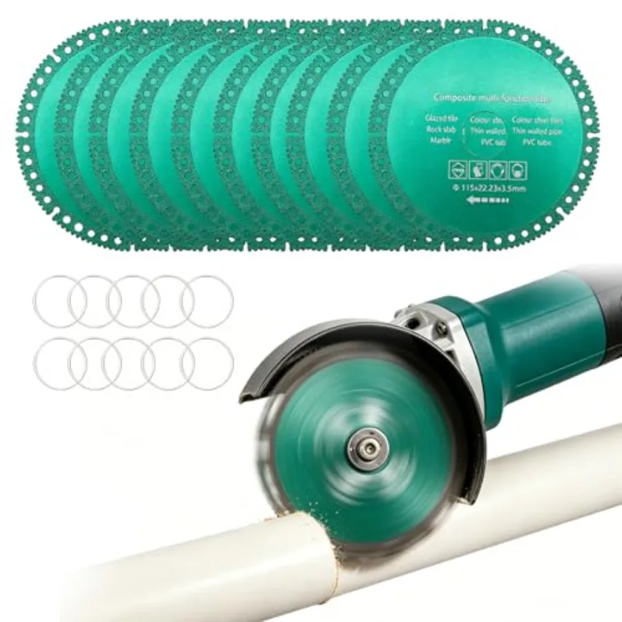 

Упаковка 4 шт. Неразрушимый диск для шлифовальной машины; Многофункциональный отрезной и шлифовальный диск с хвостовиком 7/8 дюйма для металла, керамической плитки, дерева, ПВХ