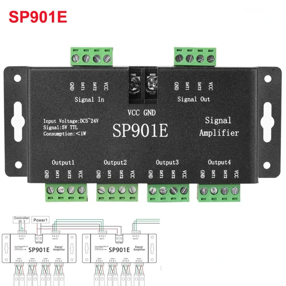 

WS2812B LED Controller Wifi Bluetooth Pixel IC SPI Music APP for WS2811 WS2815 WS2813 SK6812 SK9822 RGBW APA102 LED Lights Strip