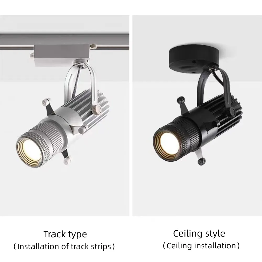 Ceiling Light Adjustable Aperture Variable Mode COB Spotlight 7w9w12w15w LED Stage lighting, Bars Restaurants Shops AC90V-265V