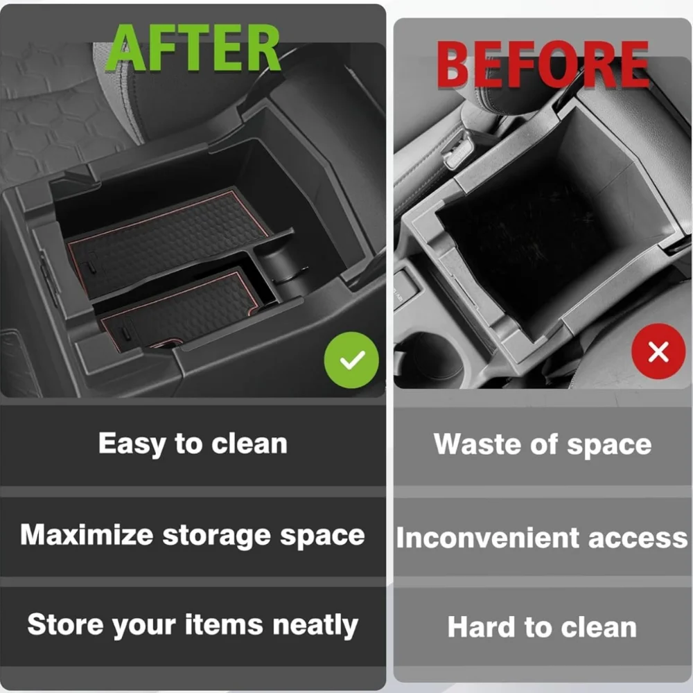 لسوبارو فورستر 2025 وحدة التحكم المركزية صينية مسند الذراع مقسم دائم ABS صندوق تخزين وظيفي اكسسوارات السيارات الداخلية