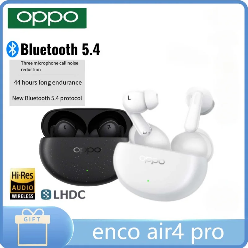 Oppo Enco Air4 Pro HiRes High Resolution Sound Quality Bluetooth Earphones for In ear Call Noise Reduction