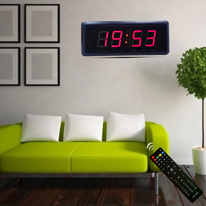 12/24H time LED Clock,minutes and seconds countdown,1.8inch 4digits  red color  (HIT4-1.8R)