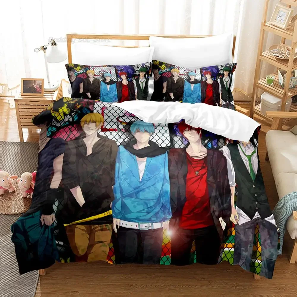 

New 3D Print Cartoon Kuroko's Basketball Bedding Set Single Twin Full Queen King Size Bed Set Adult Kid Bedroom Duvet cover Sets
