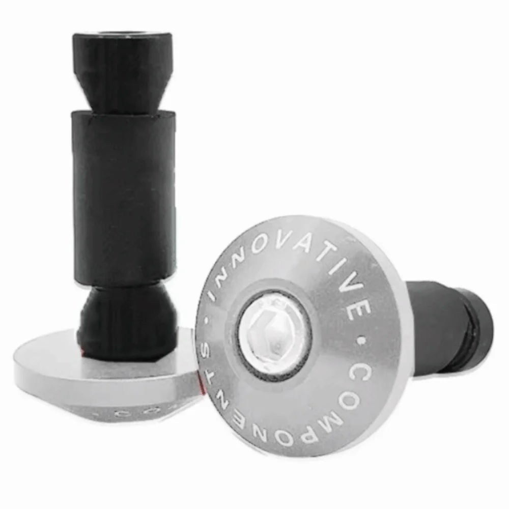 Plug Cap Aluminum Material Handlebar End Weight Universal Fit Gear Balanced Handle Protection Plug Handlebar Grips Cap Motorbike