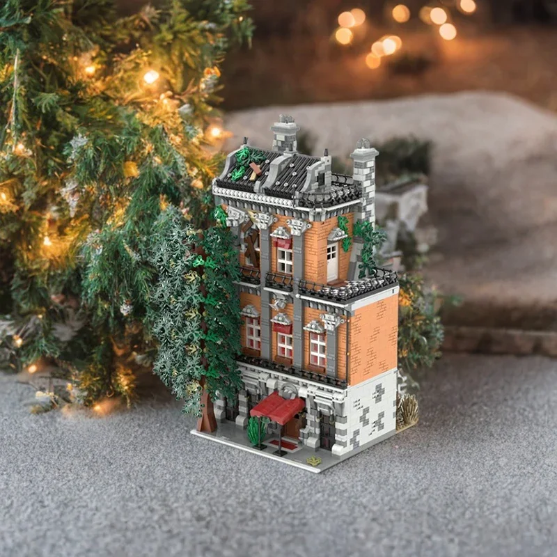 

5286PCS Old Town Hostel Building Blocks MOC Technology DIY Model Educational Building Blocks Toy Gift for Children