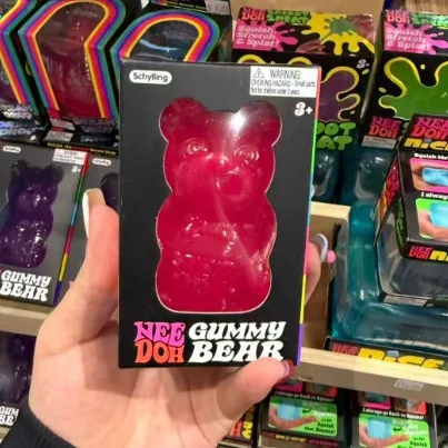 Schylling Nee Doh Maltose Cute Bear Squeeze Toy  Colorful Dough Sensory Stress Relief Desk Decorative Item Creative Maltose Toy - view 5
