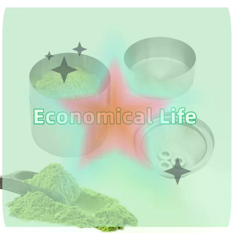 [MOA]Portable Mini Matcha Powder Can Thick Tinplate Tea Sealed Jar Spice Storage Box Container Box Kitchen Gadgets Household