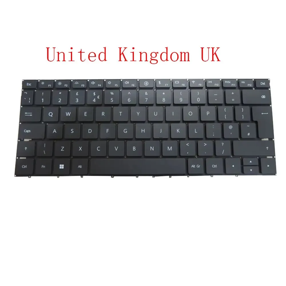 Laptop Keyboard For HUAWEI MateBook CREF-X CREF-16 CREF-32 Black With Backlit FR\GR\IT\NE\TI\TR\TI\UK