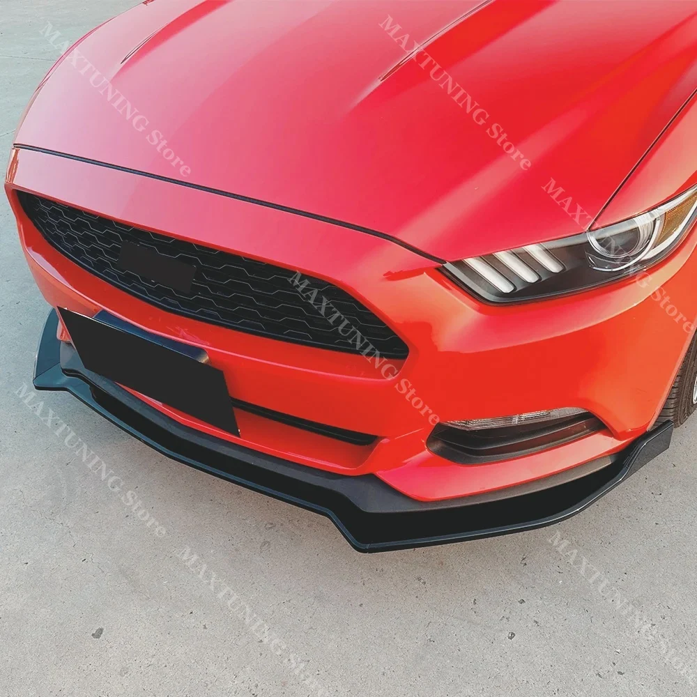 

Изготовленный на заказ передний бампер, юбка-сплиттер для Mustang MK6 2,3 EcoBoost 2015 2016 2017 2018, предварительно личность, комплект кузова с автоматическим лезвием, спойлер
