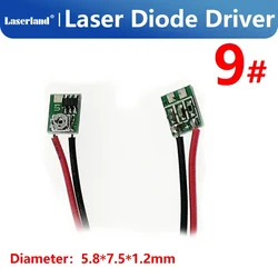 650nm 635nm 780nm 5V 1-20mW Red IR Infrared Constant Power Laser Diode Driver Board N Type Pin APC Patch