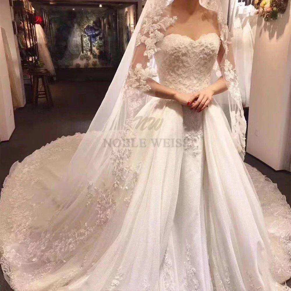 Velo da sposa lungo con applicazioni in pizzo Lunghezza cattedrale Veli da sposa lussuosi Velo da sposa Accessori da sposa personalizzati