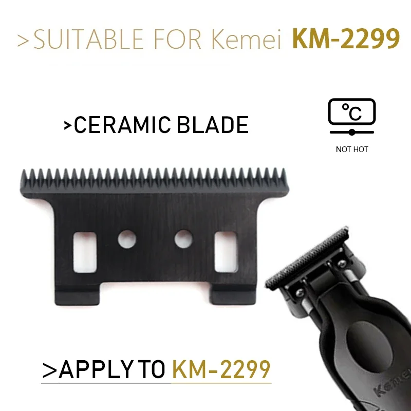 Oryginalne zamienne ruchome ostrze do Kemei KM-2299 Clipper profesjonalna maszynka do włosów nóż do cięcia części głowicy akcesoria