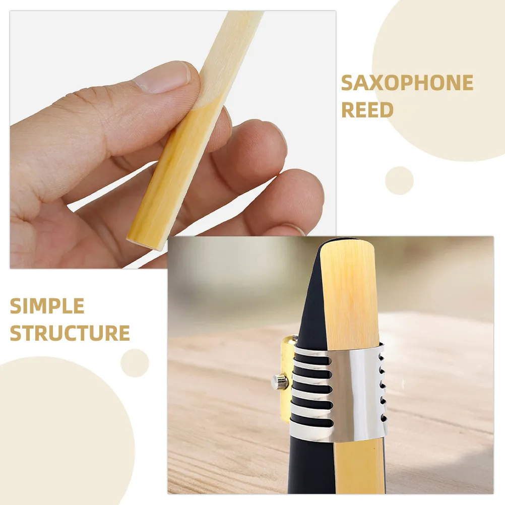 

10Pcs Alto Saxophone Reeds 2.5 Ideal for Beginners and Professionals Crisp Sound Reliable Performance Instrument Accessories Kit