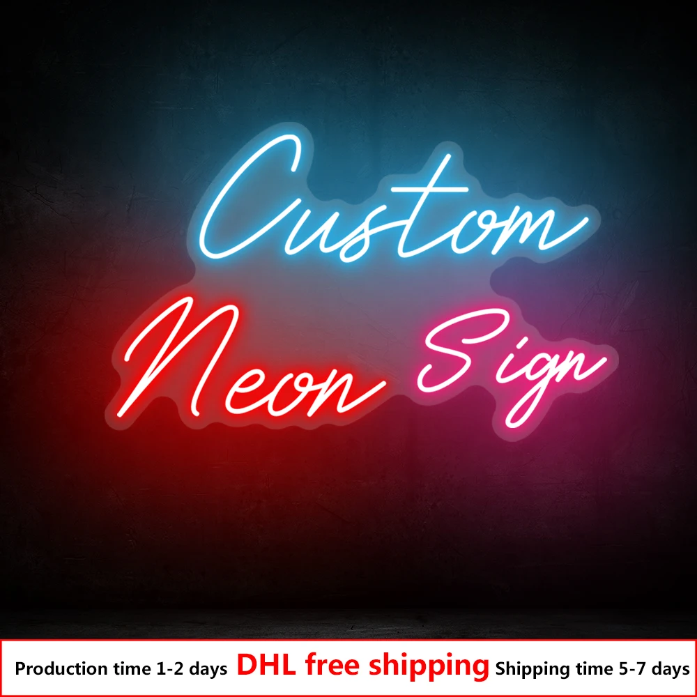 

Custom Name Neon Lights for Wall Decor, Sailor Moon, Neon Inscription, Anime Business Logo, Birthday Party, Personalized