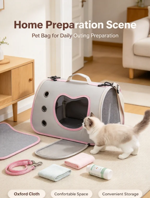 Foldable Breathable Pet Carrier 3