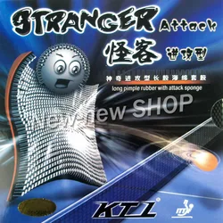 KTL-Stranger Ataque Table Tennis Rubber com Esponja, Long Pips Out