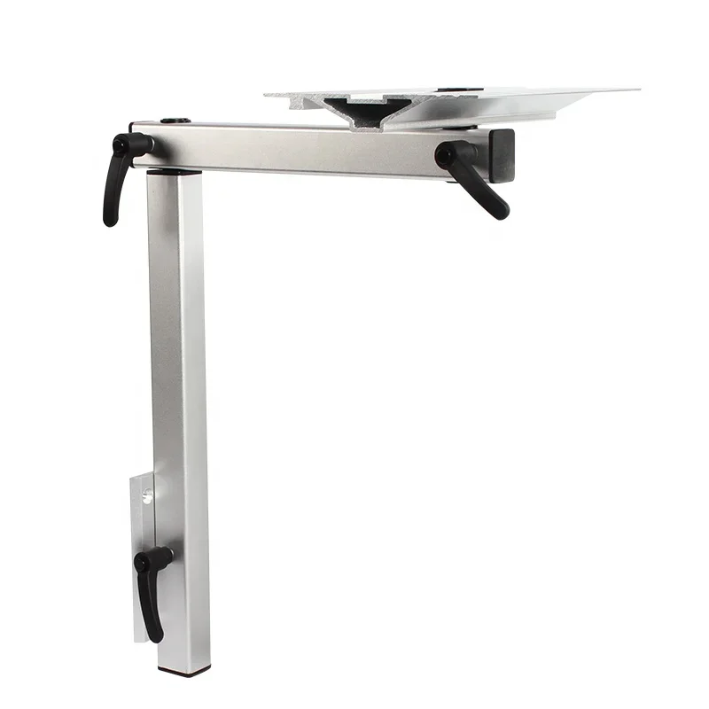 RV Accessories Removable RV Table Leg Aluminum Alloy Laptop Table Leg With Adjustable Bracket And 360 Degree Rotation