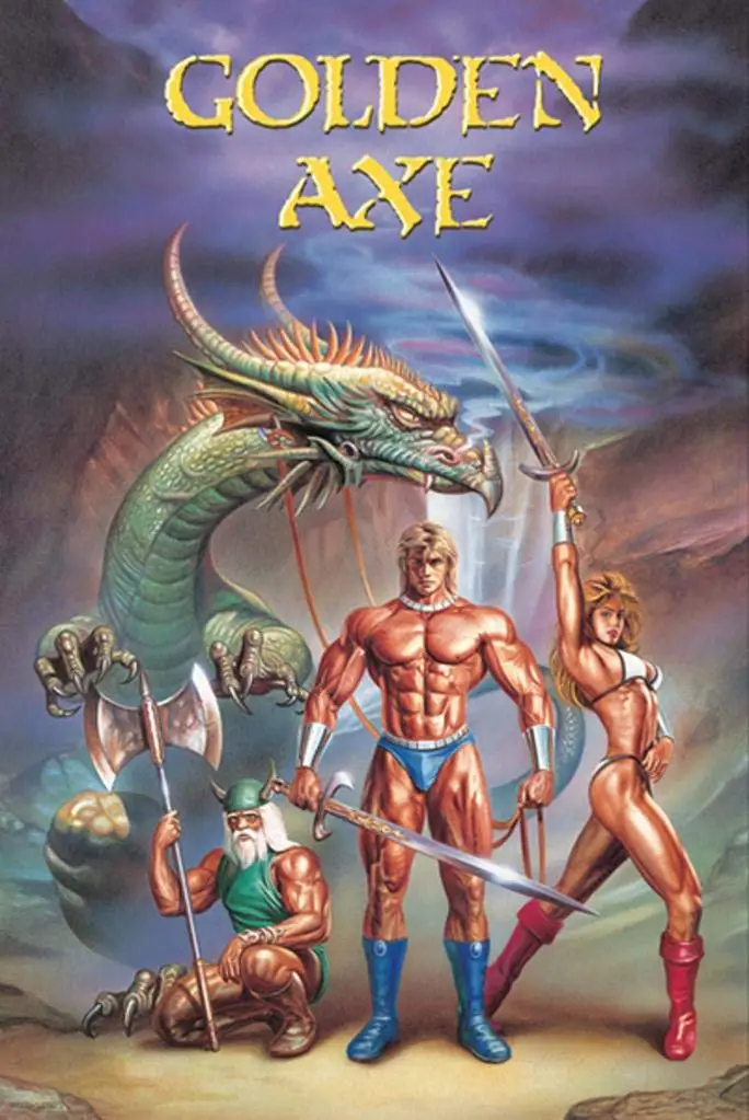 Golden Axe Poses Sega Classic Video Game Laminated Dry Erase Sign Poster 12x8