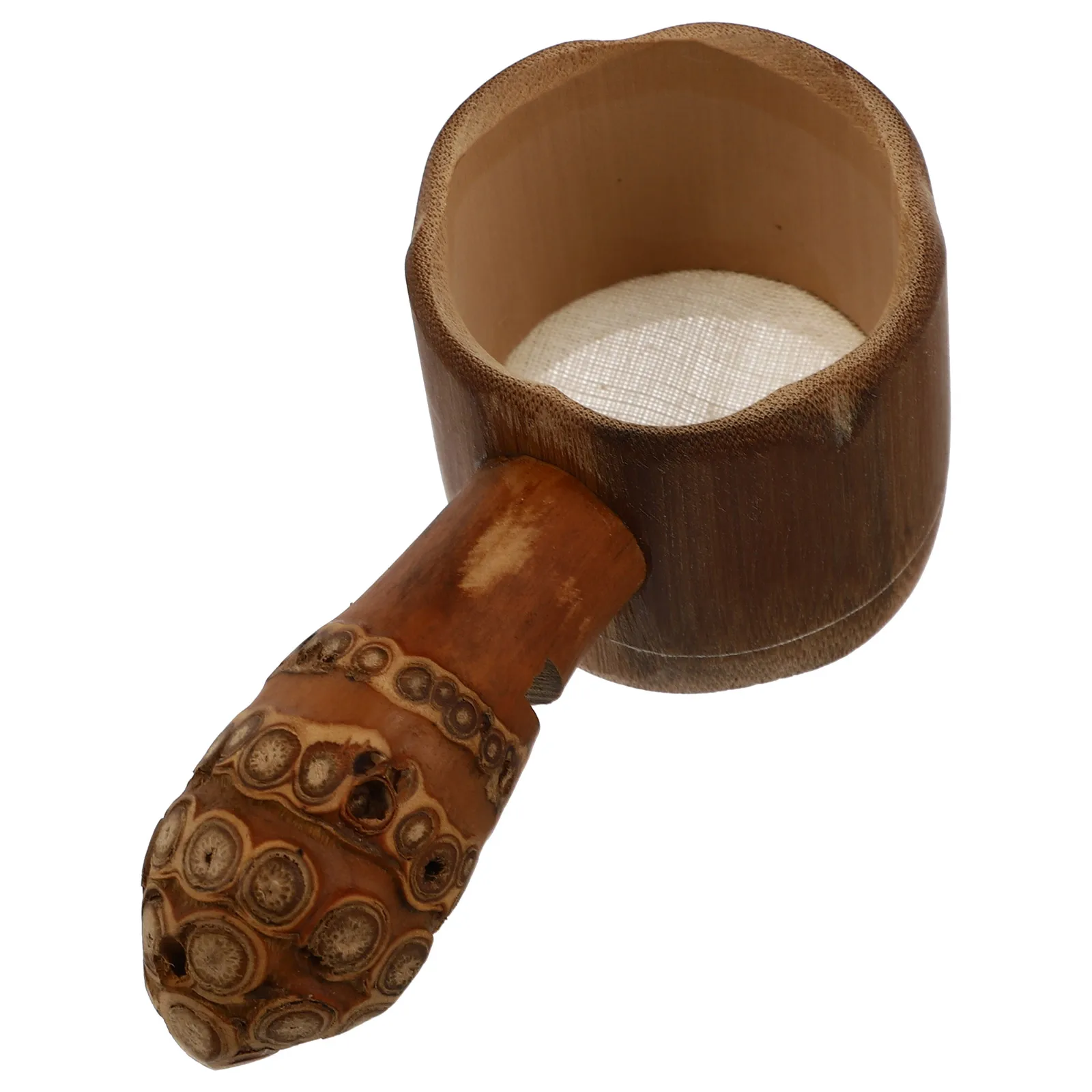 

Tea Leak Loose Strainer for Mug Fine Mesh Infuser Reusable Filter Coffee Leaf Herbal Bamboo
