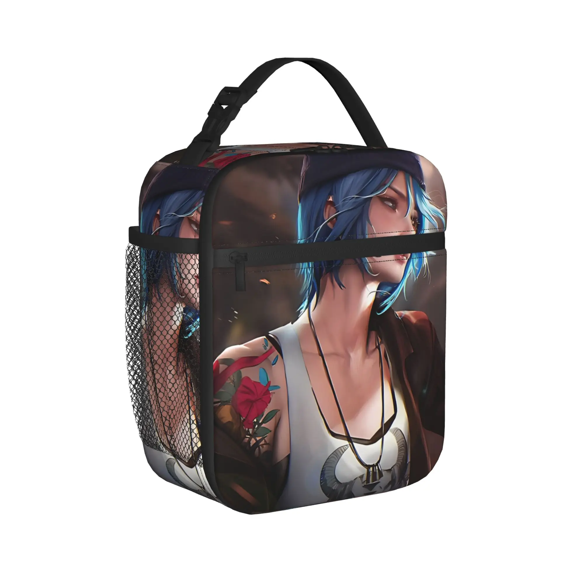 Life is Strange Game Insulated Lunch Bag Large  Reusable Cooler Bag Tote Lunch Box Office  Travel Food Handbags