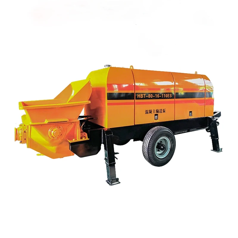 High Efficiency Concrete Conveying Pump, Secondary Structural Column Pump, Large Particle Concrete Pouring Ground Pump