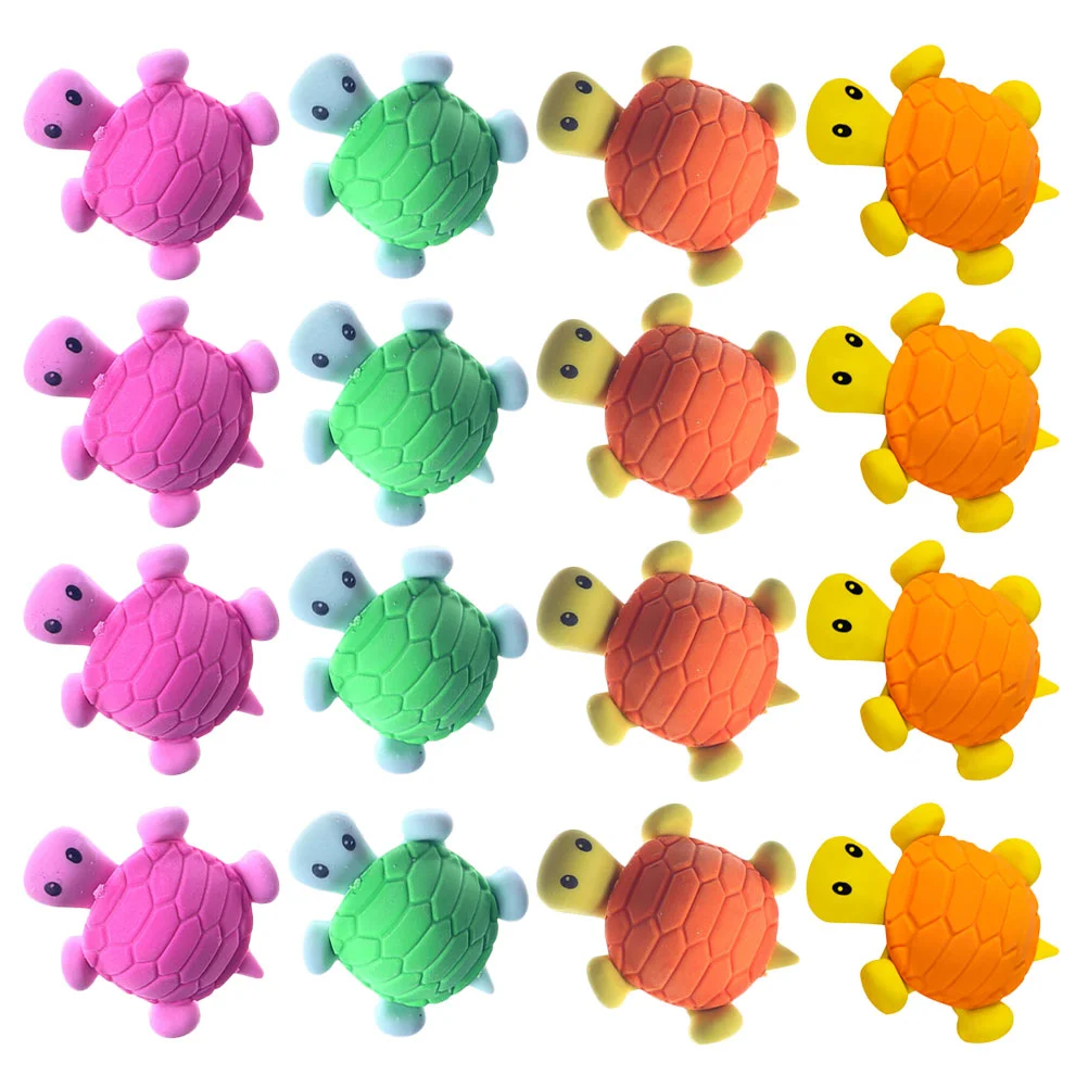 Turtle Eraser Lovely Pencil Erasing Tool Tortoise Mini Animal Shaped Rubber Stationery Gifts