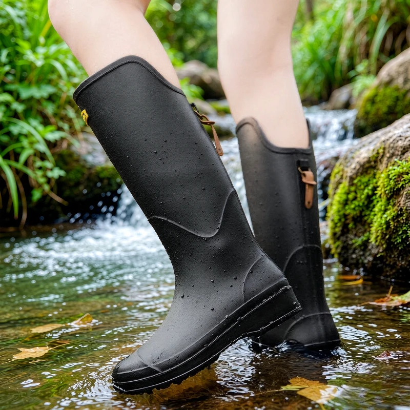 Fishing Boots - أحذية مطر عالية مقاومة للماء بنعل