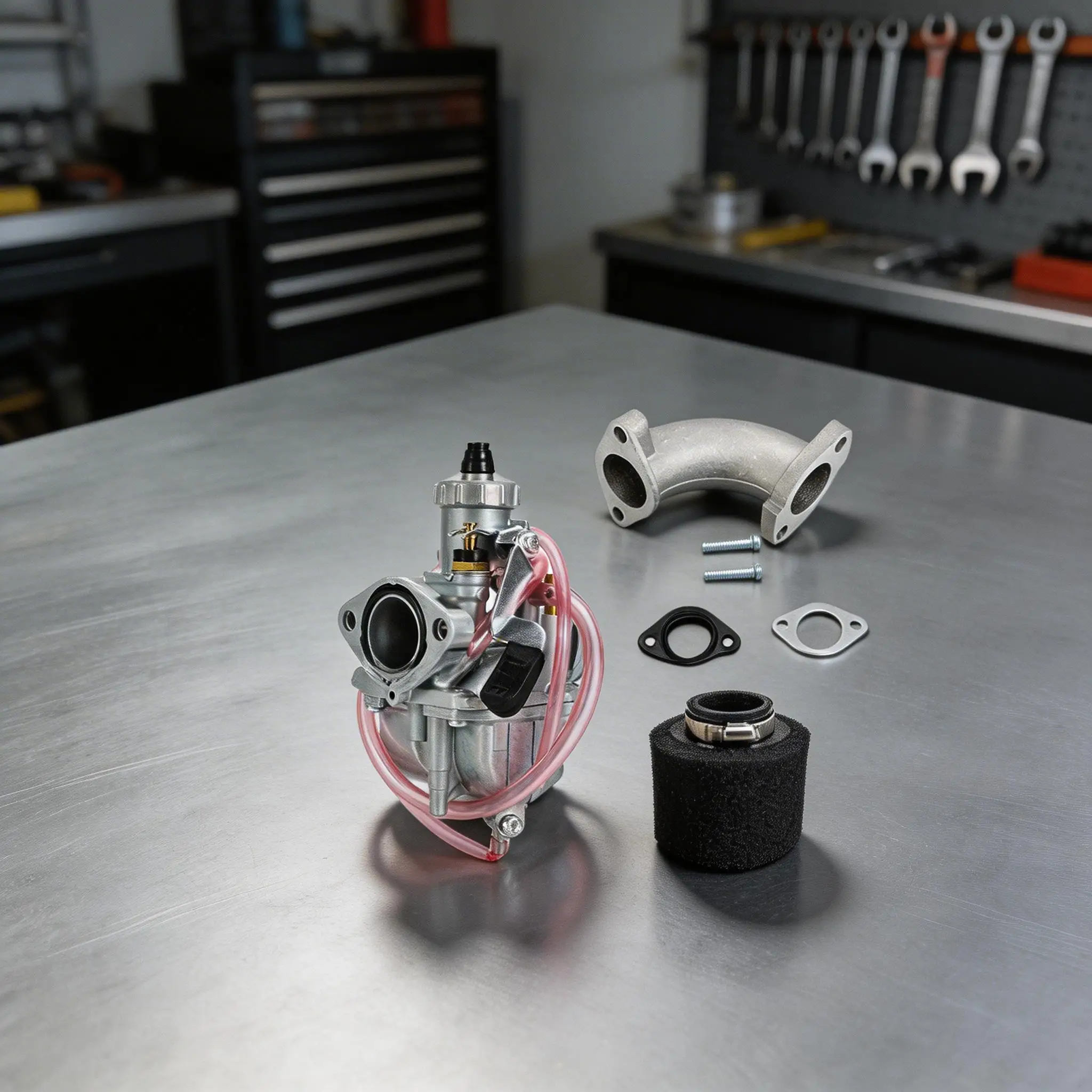 

1 комплект карбюратора PZ26 26 мм с воздушным фильтром для мотоциклов SSR CRF 110cc 125cc, аксессуары для силового оборудования