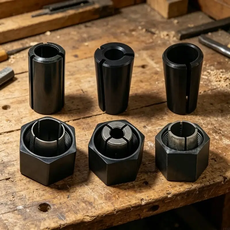 Rustproof Automotive Handheld Disassembly Tool Collet Chuck And Nut Set