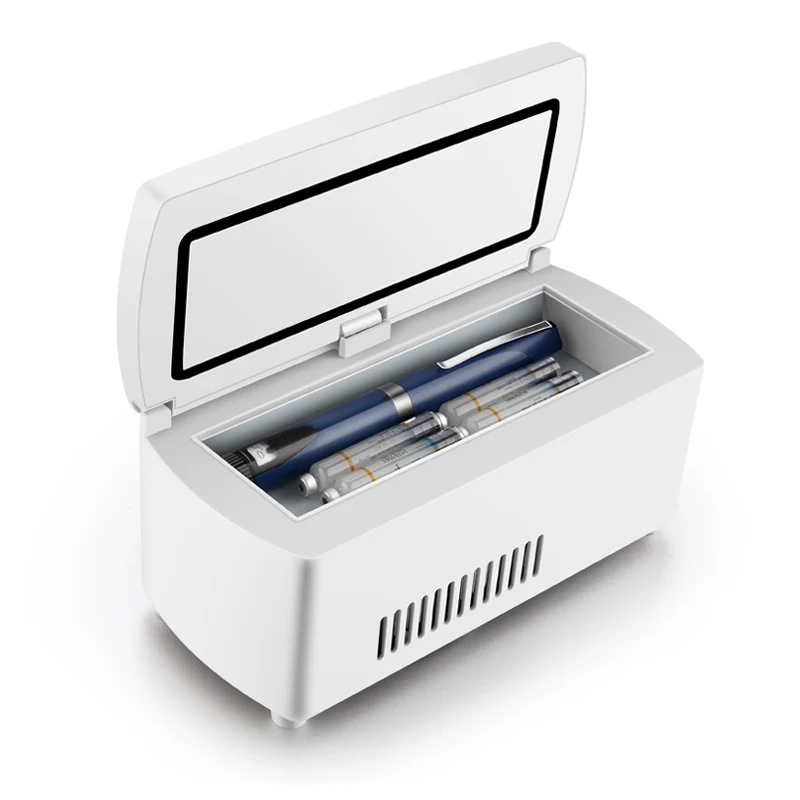 Mini Portable for Travel Hospital, Insulin Cooler, Box Smart Charging Medical Refrigerator