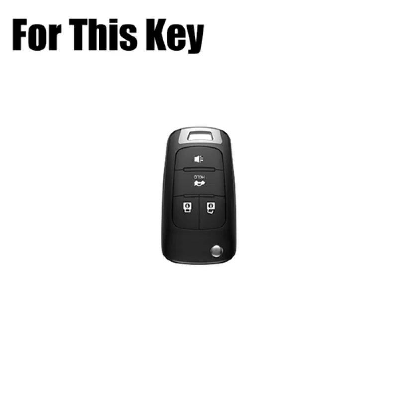 غطاء حافظة مفاتيح السيارة من الجلد المصنوع من سبائك الزنك لسيارة تشيفي كامارو إمبالا لبويك إنكور