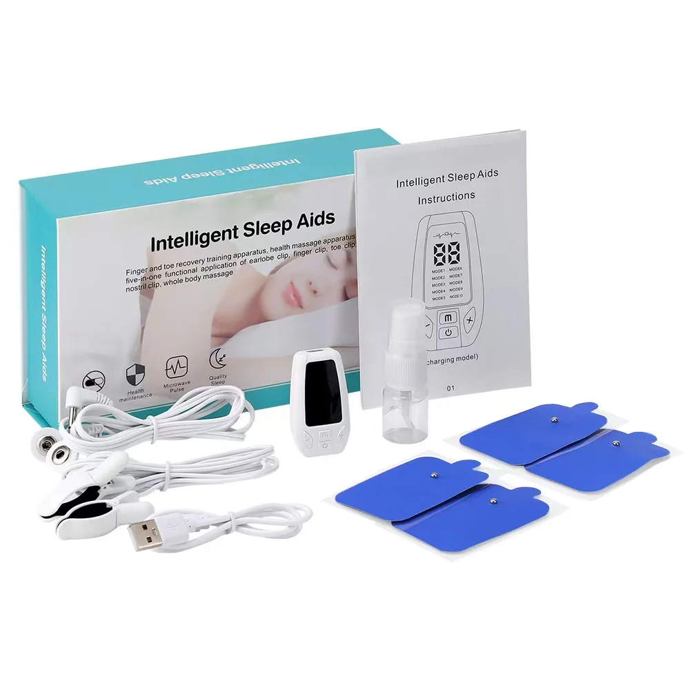 Vagus Nerve Ear Stimulator for Deep Sleep and Anxiety Relief Clip-on Device for Insomnia Stress Depression Management