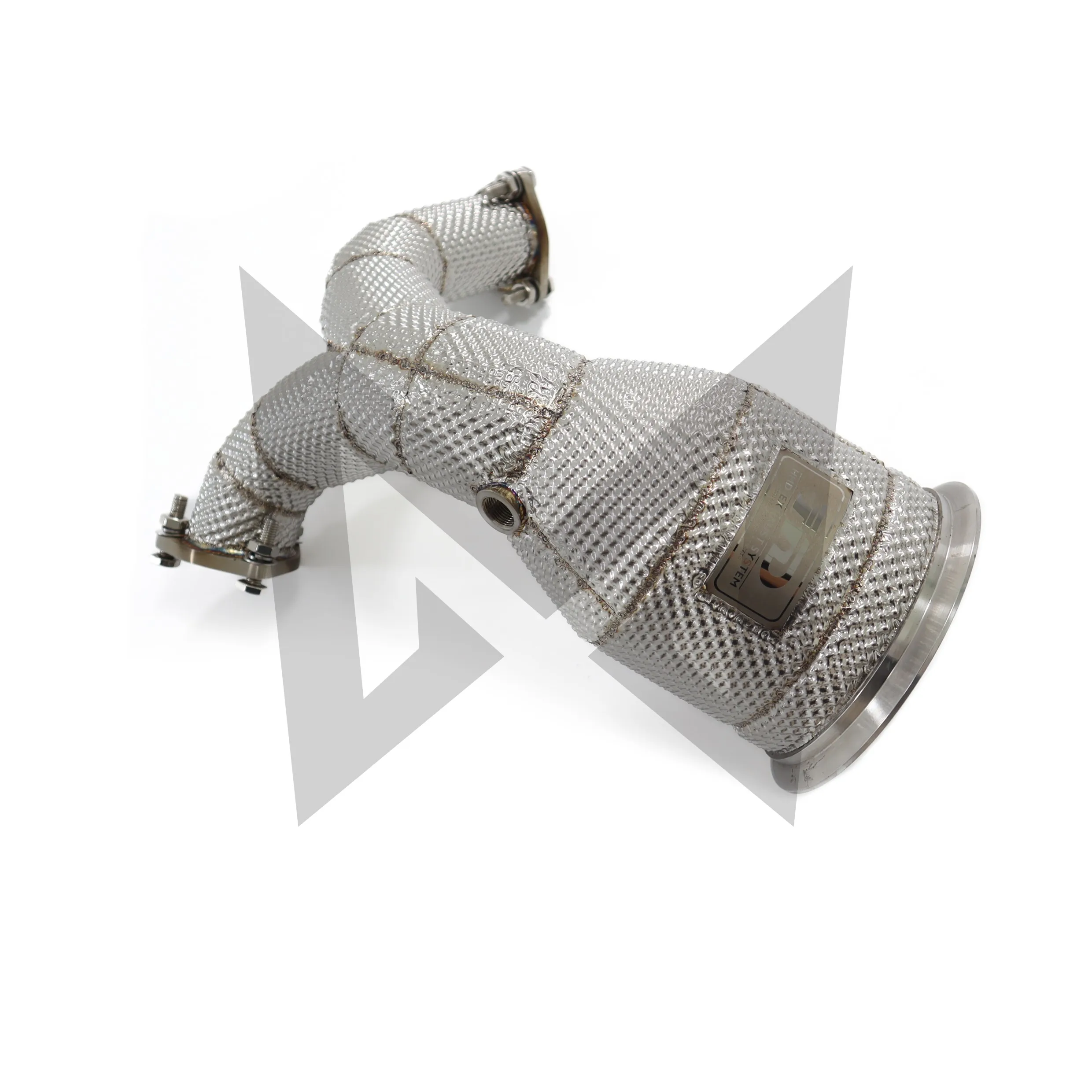 Catalyzed Downpipe Catless Downpipe for Audi S4 S5 GB5 NO OPF Stainless steel Performance Auto Exhaust pipe with heat shield