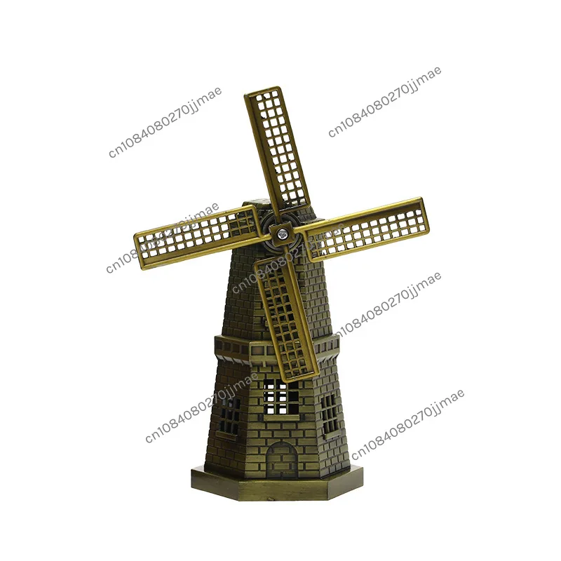 

Dutch windmill ornament bookcase wine cabinet decoration knickknacks