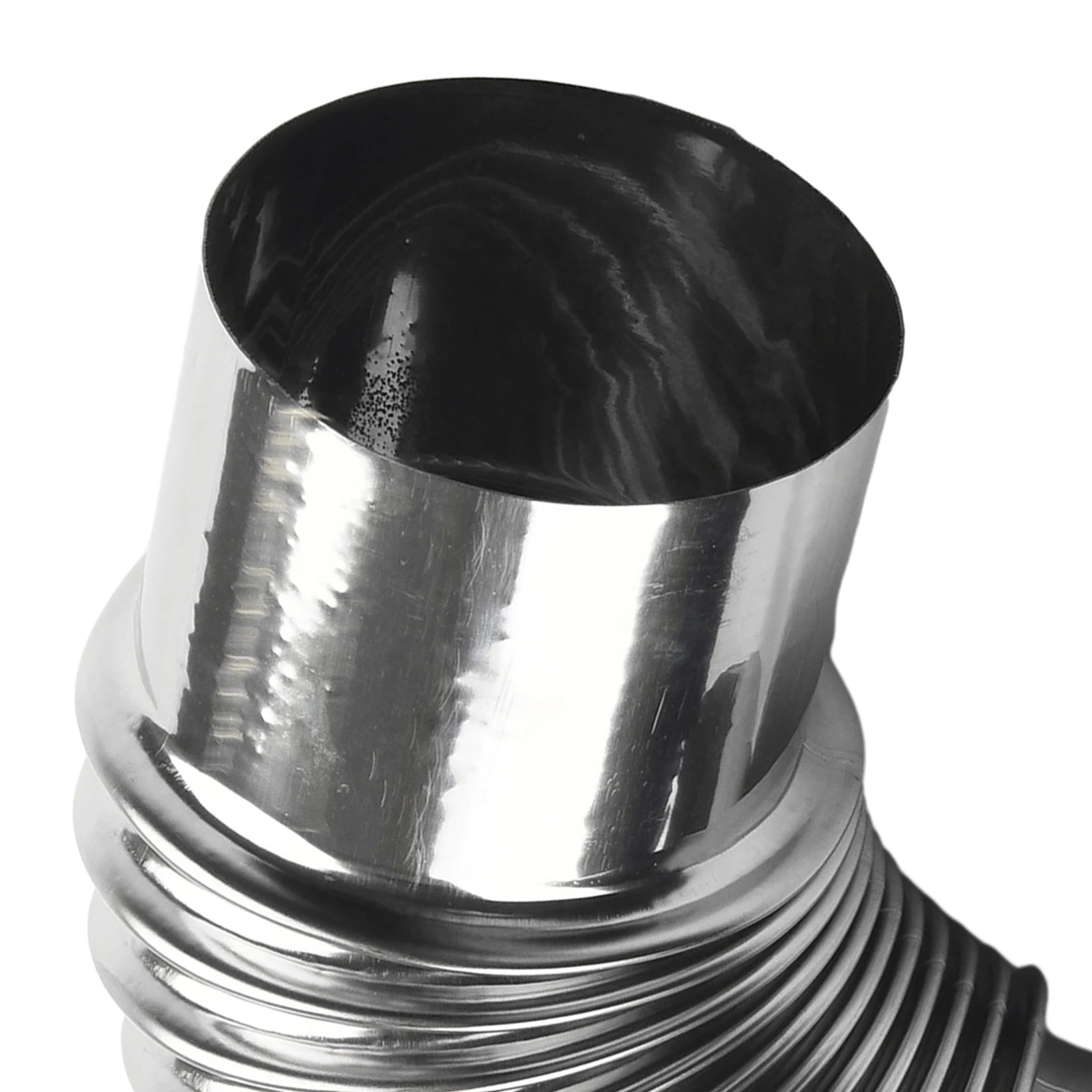 4-Piece Stainless Steel Flue Pipe Set With Elbow – For Gas Fireplace & Stove Venting