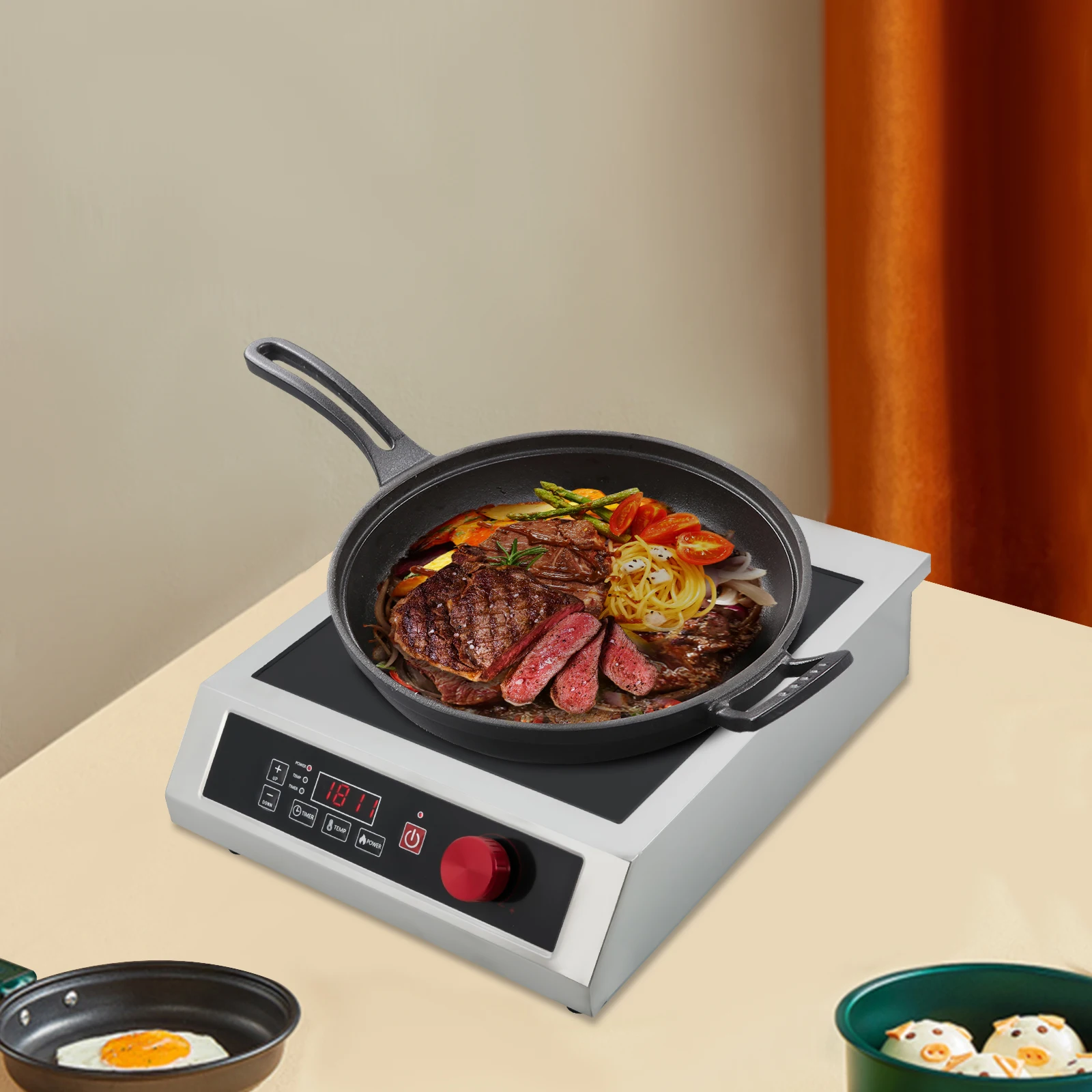 Y14 3500W Stainless Steel Induction Cooktop: A Commercial Powerhouse thumbnail