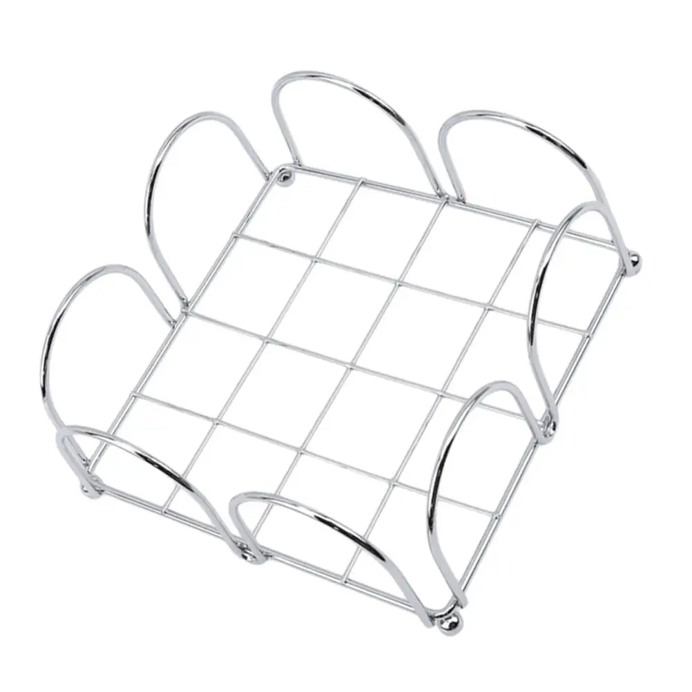 

Iron Wire Tissue Holder Napkin Dispenser Sturdy Metal Shelving Units Paper Towel Standard Tissues Decor Kitchen Countertop
