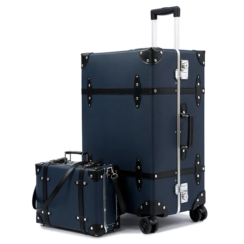 

High-end Retro Luggage Set PLUS 20 inch Carry-on Luggage 26 inch Large Capacity Suitcase 24 inch PP Material Trolley Case