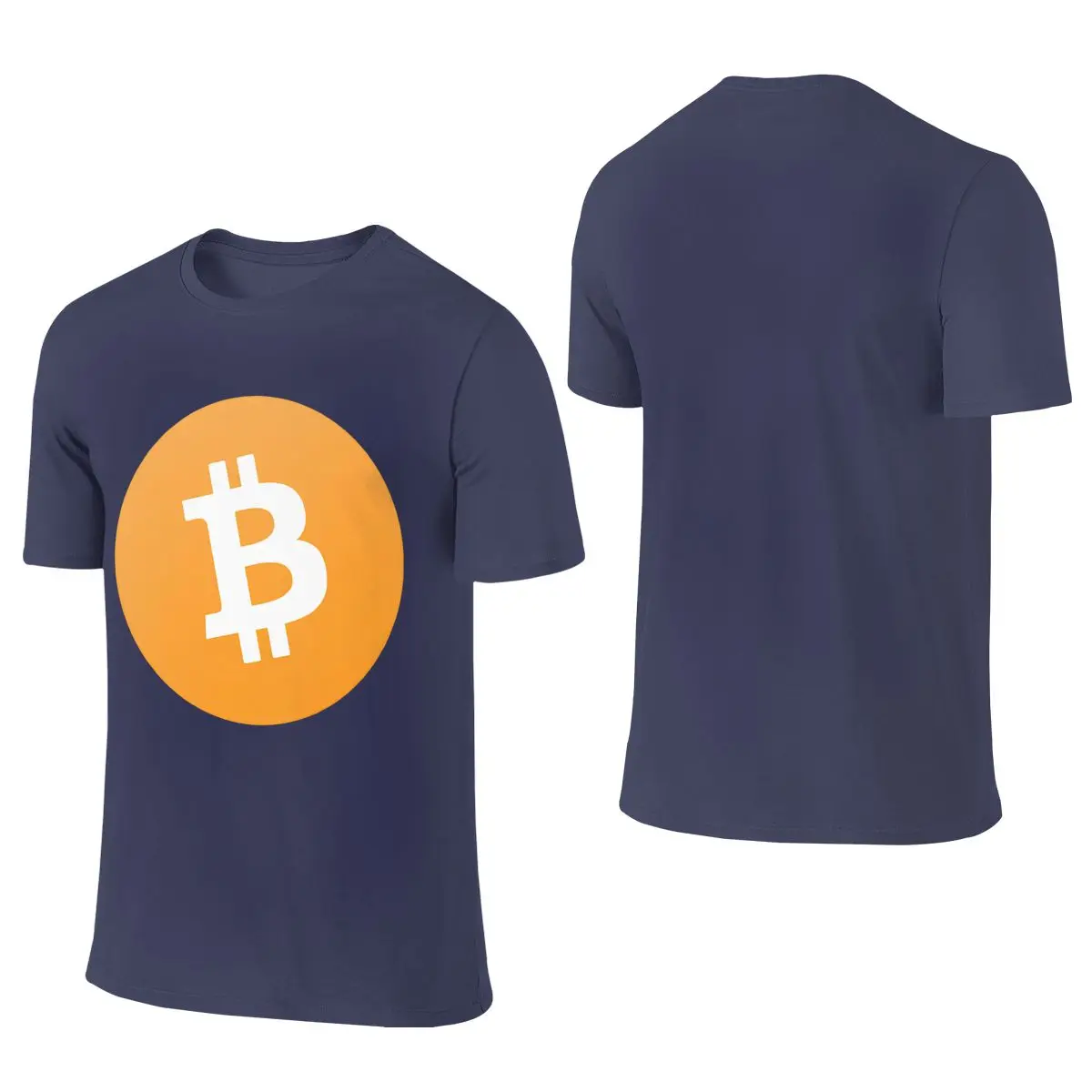 Cryptocurrency Bitcoin Not Easy To Deform Reversible T-shirt Urban Light Mature   Tee
