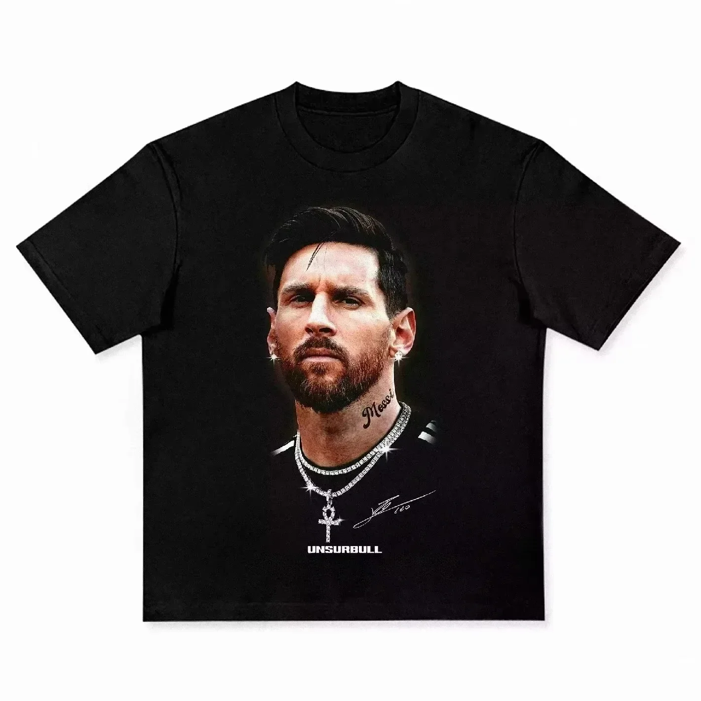 Men's T-shirt Cristiano Ronaldo Football Superstar Super Fashion Printed T-shirt Men's Wear Cotton Men's T-shirt image 5