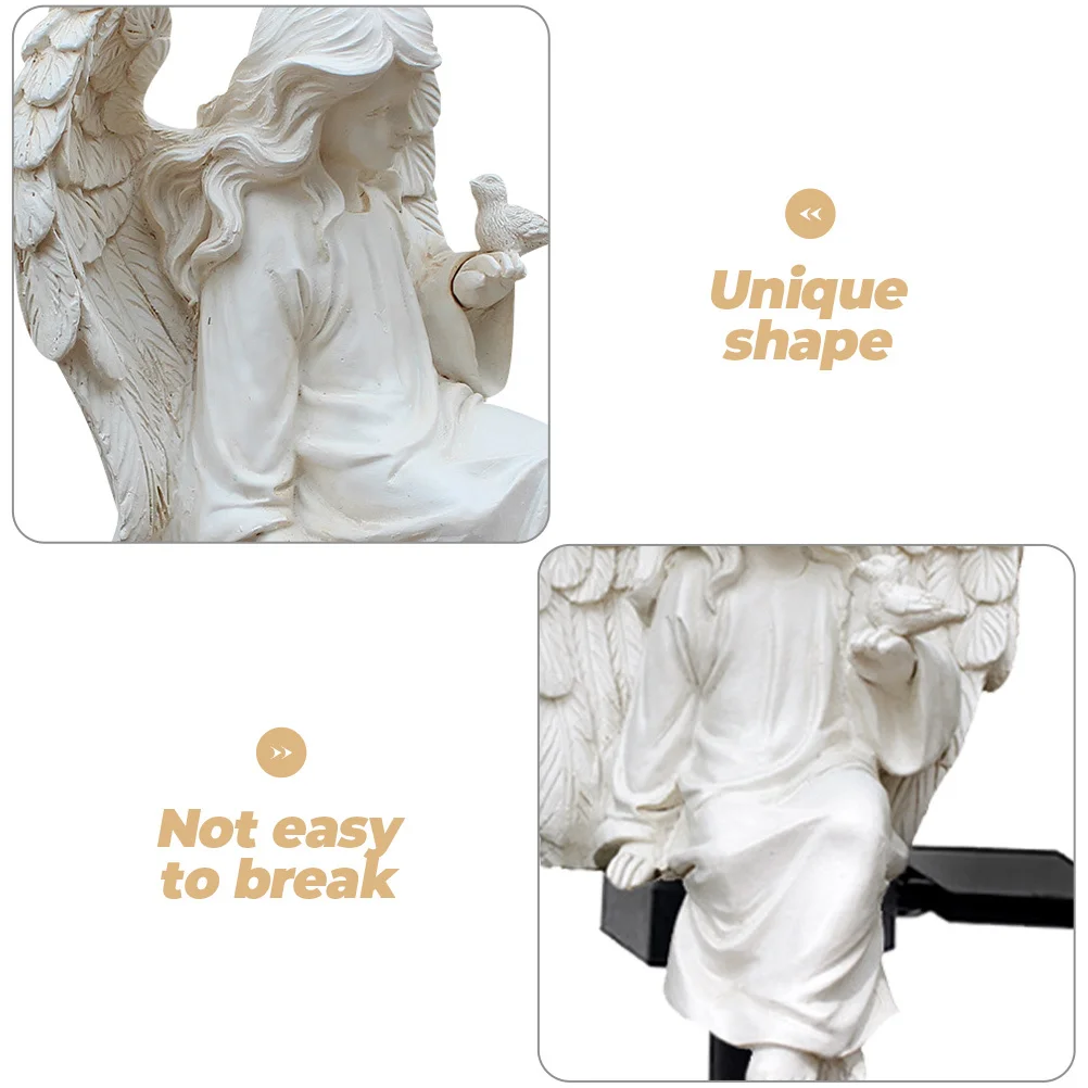 

Solar Angel Garden Lawn Light Compact Durable Outdoor Decorative Solar Lamp Stake for Yard Patio Garden Lawn Light