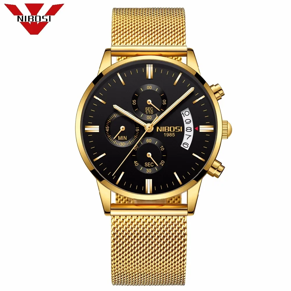 

Mens Watch Famous Luxury Top Brand Fashion Watches Relogio Masculino Watches Analog Quartz Wristwatches Mesh Alloy Bracelet