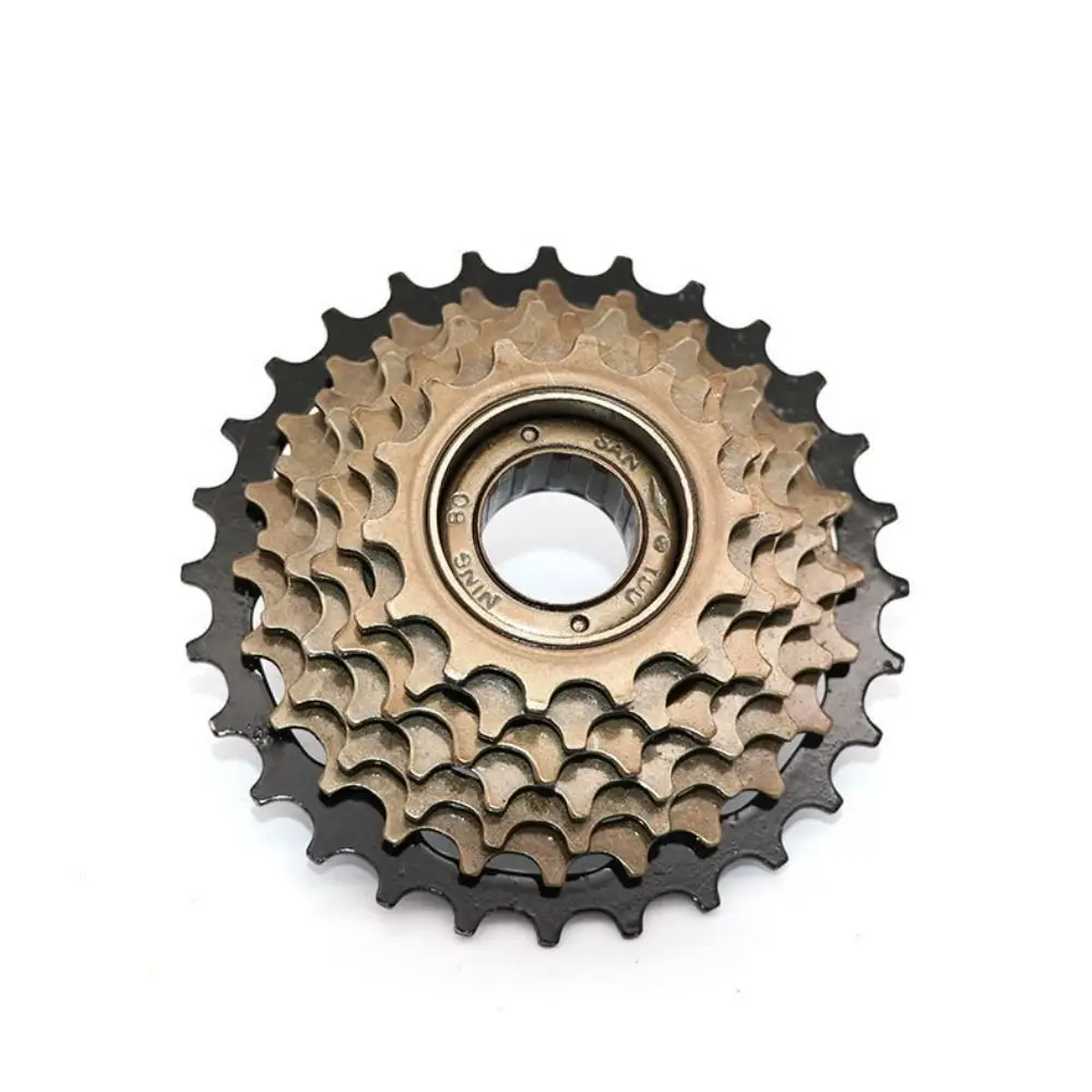 7 Speed Bike Freewheel 14T-28T Low Noise Freewheel Cassette Sprocket High-Carbon Steel Smooth Shifting Bicycle Freewheel
