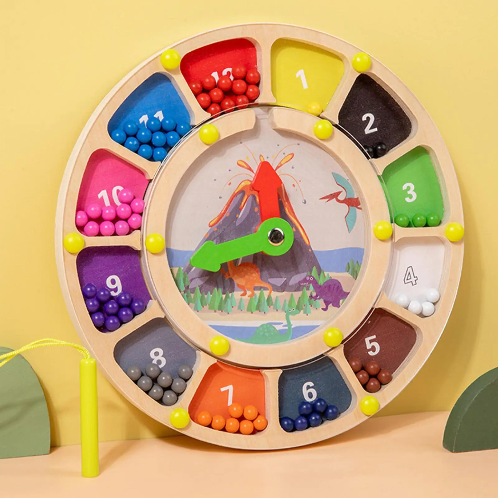 Color and Number Maze Travel Color Sorting Clock for 3+ Years Old Girls Kids