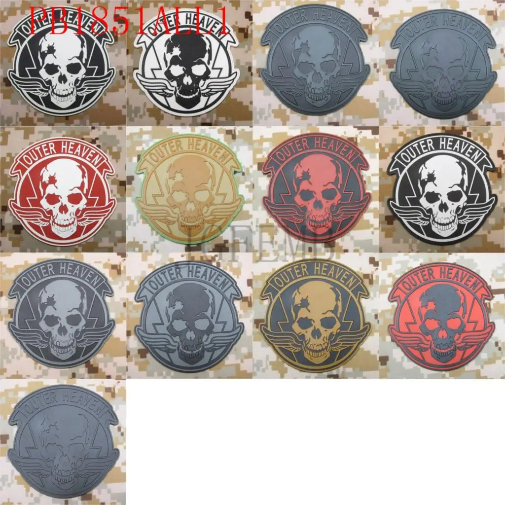 3D PVC Patch of MGS, OUTER HEAVEN, PMC Special Force Group