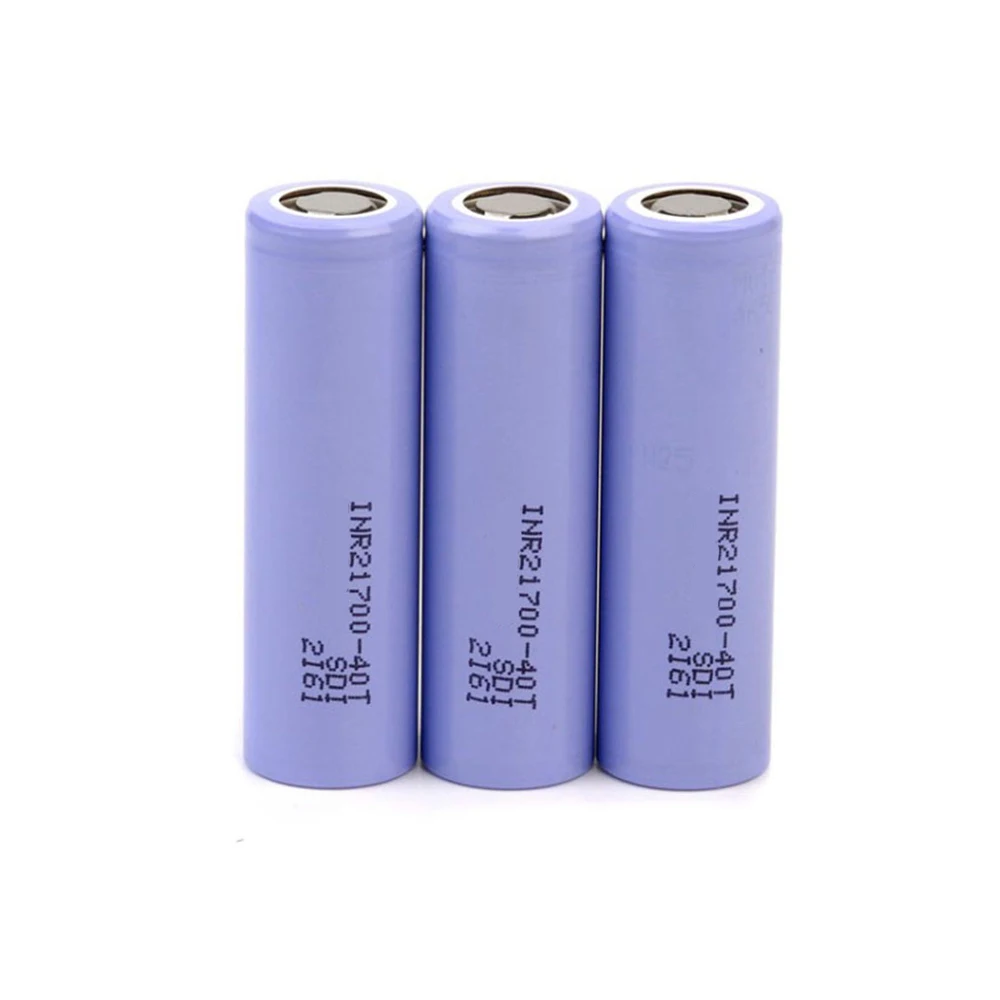 100% oryginalna wysoka pojemność INR21700 4000mah 40T 3.7V 40A rozładowanie akumulatora litowo-jonowego