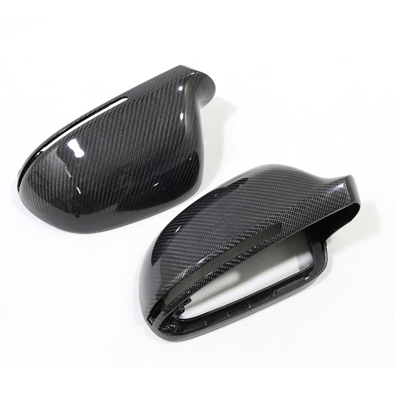 For Audi 09-12 A4B8 Carbon Fiber Modified Rearview Mirror Housing to Replace Rearview Mirror Cover Car Accessories