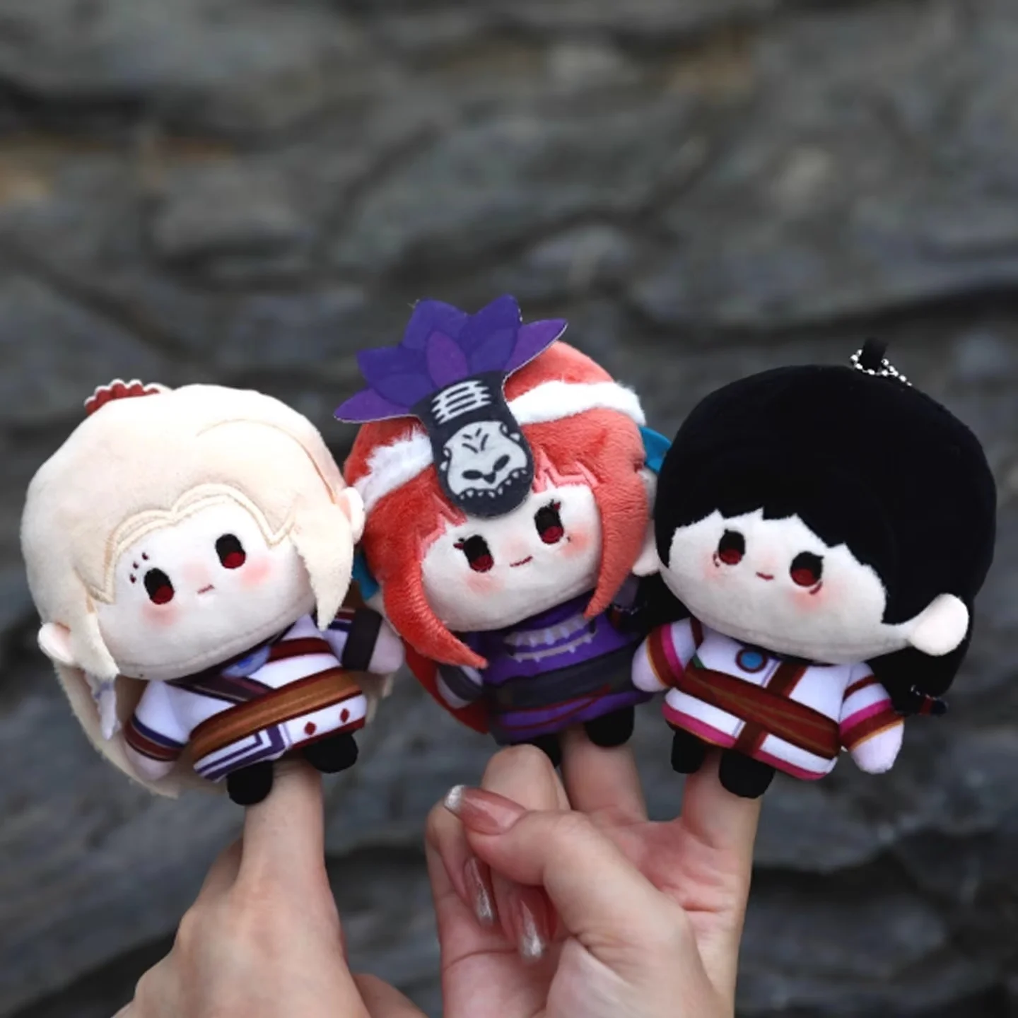 ตุ๊กตาของแท้ใหม่ วาคุ ผลิตจาก The Legend Of Hei Bao ตุ๊กตาผ้าพลัฌ ลี่ ซิงหยุน จี รูซัว ตุ๊กตาผ้าพลัฌ พวงกุญแจ ตุ๊กตาหุ่นนิ้ว ของขวัญ