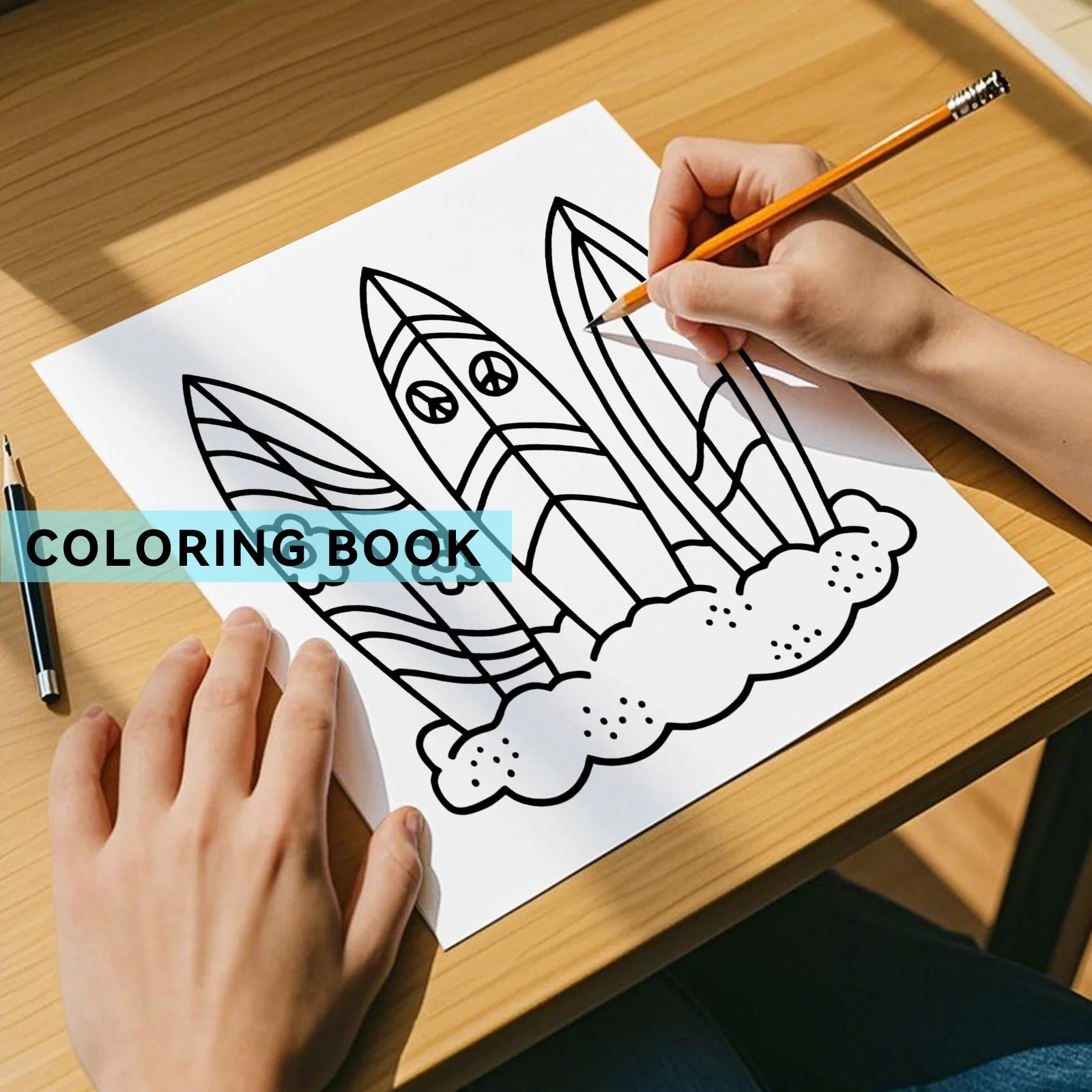 رائع الصيف أنماط جريئة سهلة 24 صفحة كتاب تلوين فني للبالغين كتاب رسم لطيف هدية مثالية للحفلات وأعياد الميلاد #5