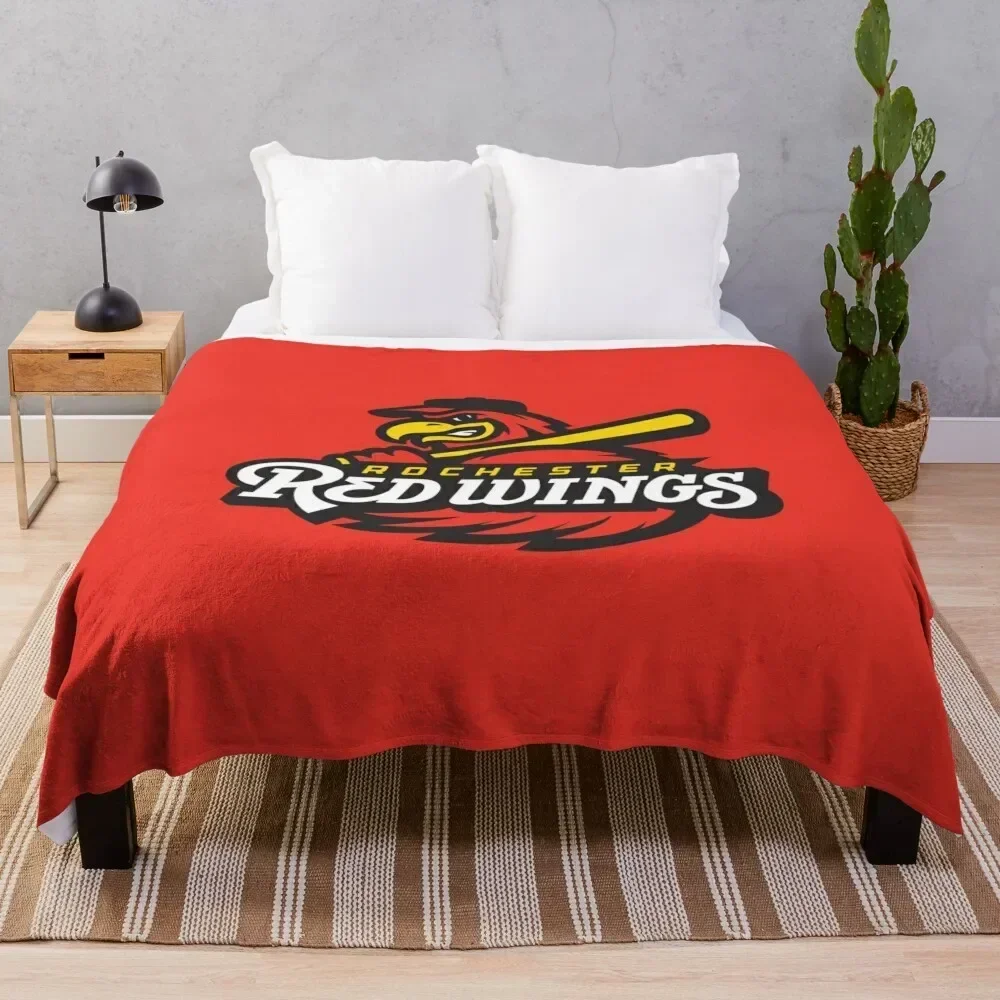 

Cheapest-Red-Wings-Baseball Throw Blanket bed plaid Retros Moving Blankets
